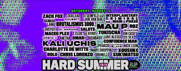 Hard Summer Saturday Ga Ticket