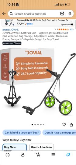 Golf pull cart