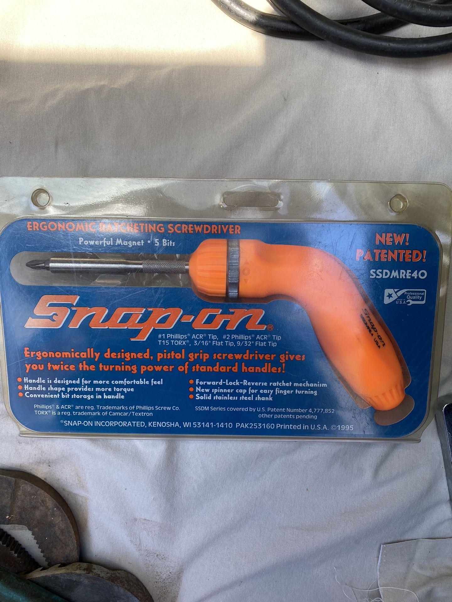 SNAP ON RATCHETING SCREWDRIVER 