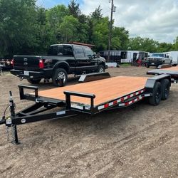 All New 2024 83x18 Light Duty Toy Hauler Trailer 5 Lug