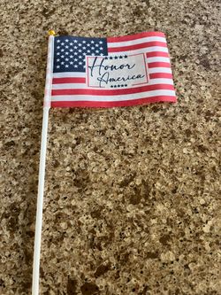 American Flags 4”x 6” 100 quantity, New!