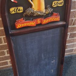 36" ICE COLD BEER CHALKBOARD