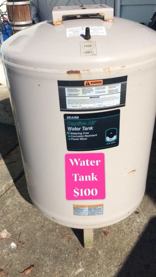 Sears water tank for Sale in Mount Vernon, WA OfferUp