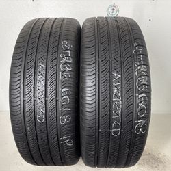 2 Tires 235 60 18 Continental Pro contact Tx 