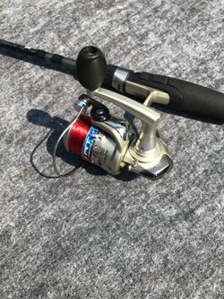Fishing Pole, Reel, Tackle Box and Tackle