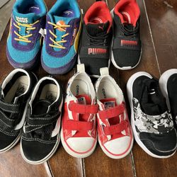Vans Pumas Nike Converse  Baby Shoes Size 7 And 8 C