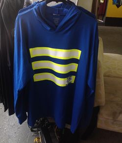 High Visibility Safety Long Sleeve Shirt with Hoodie