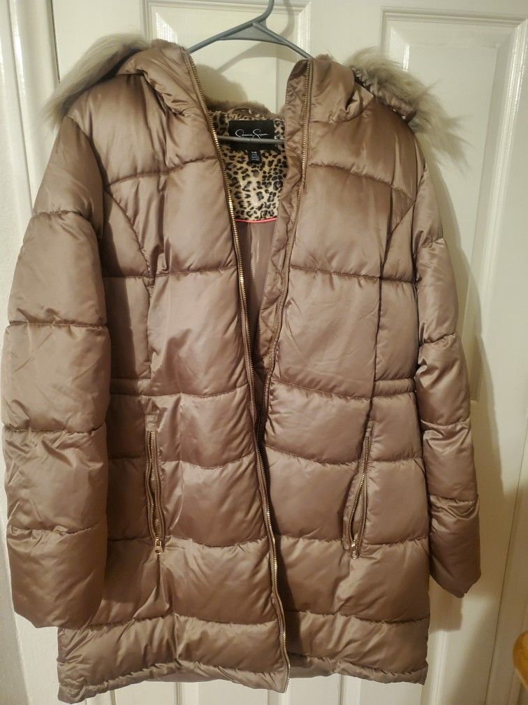 New Cute Jessica Simpson Puffer Jacket Size Lg