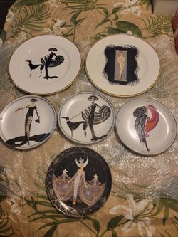 House of Erte Plates