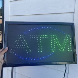 ATM neon Sign