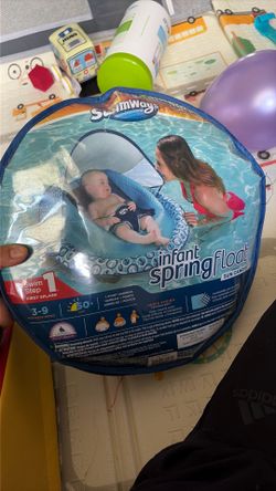 Infant spring float sun canopy!