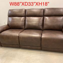 New Dual power recliner 3 seater sofa with power headrest