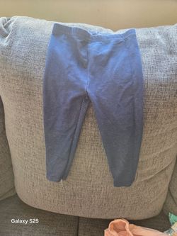 Blue denim leggings in a size 18 months