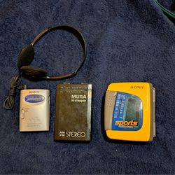 Mura HI Stepping Walkman And 2 Sony Walkman's