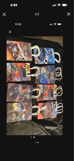 Hot wheels party supplies, party bags