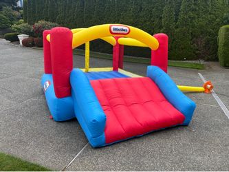 Little Tikes bounce house with front slide