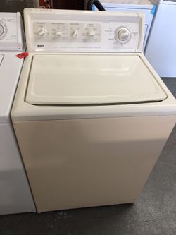 Used kenmore Elite washer. 1 year warranty