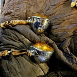 1930's 1940's Vintage  Fog Lights  Chevy Deluxe Cadillac 