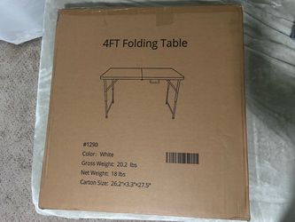 4 Feet Foldable Table