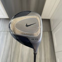 Nike Golf 8.0° Driver, S Flex Shaft, 45” RH STILL AVAILABLE