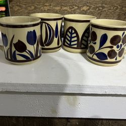 3 Handmade Coffee Mugs