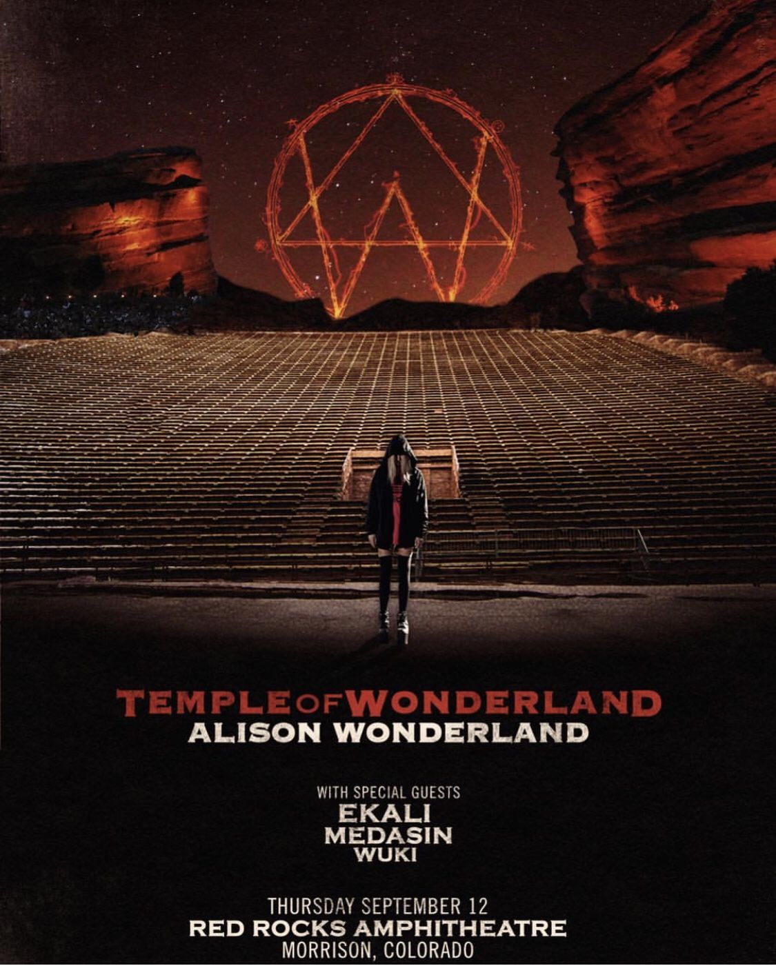 2 tickets Alison Wonderland concert at Red Rocks