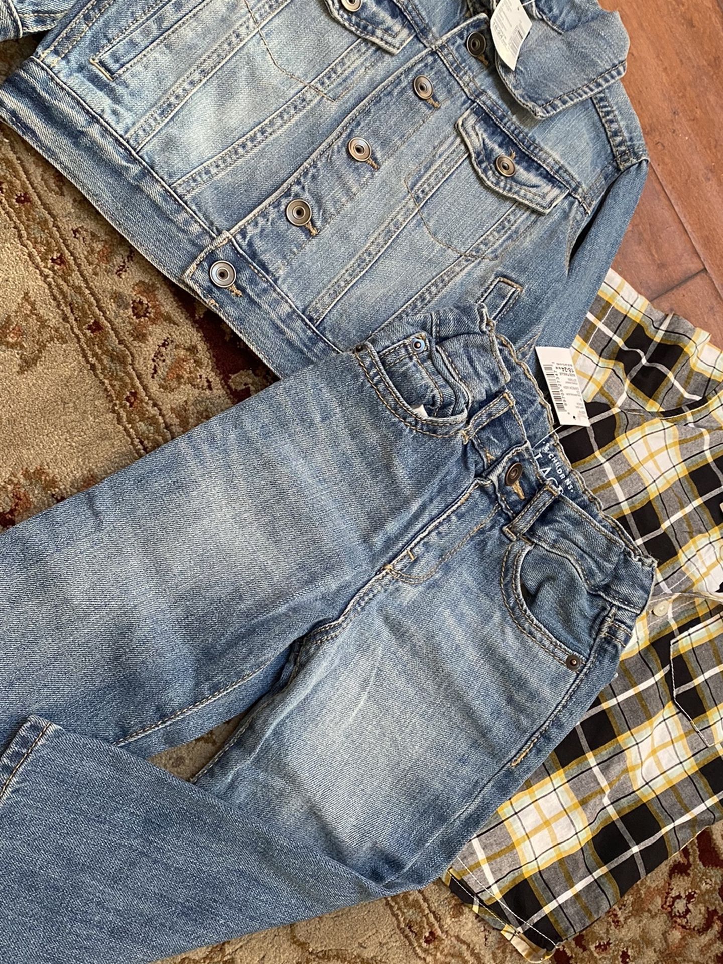 Boys Jeans, Jean jacket,button up Shirt