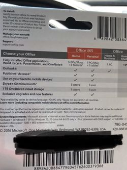 Microsoft office for pc or Mac