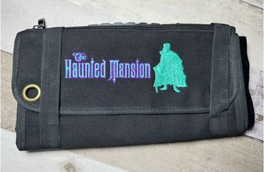 D23 Haunted Mansion Roll up Pin bag