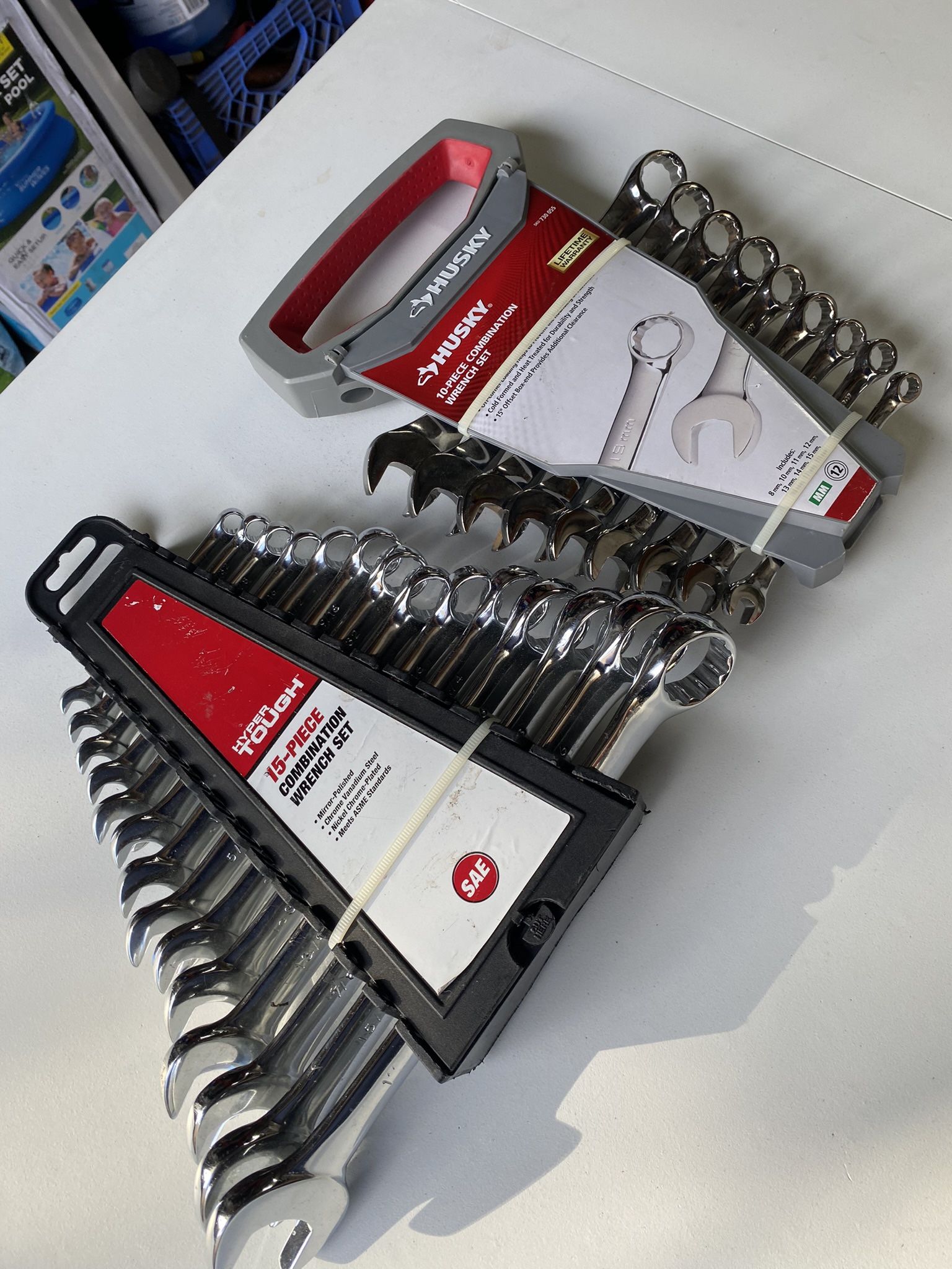 2) COMBINATION WRENCH SET BRAND NEW