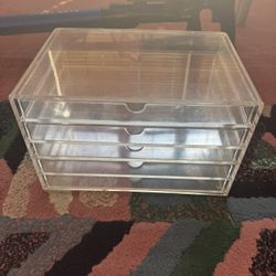 Clear Makeup Organizer 5 Drawer