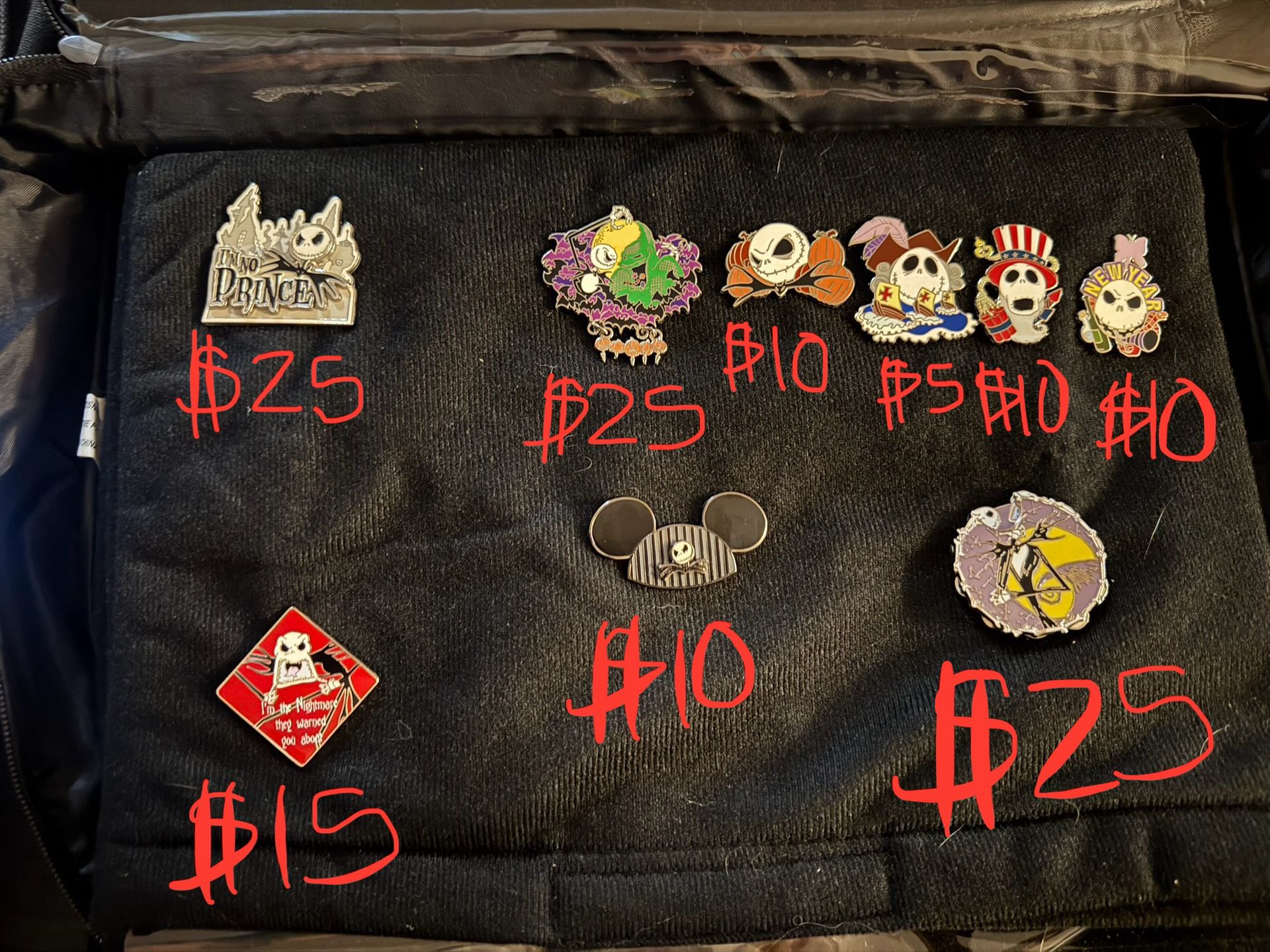 Nightmare Before Christmas Disney Pins