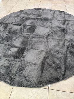 Premium Purple Shag Area Rug - 7x10 feet - F69