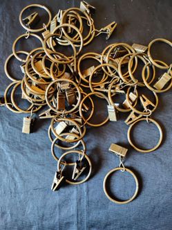 Metal Curtain Clips lot of 40