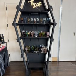 Coffin Shaped Display Shelf