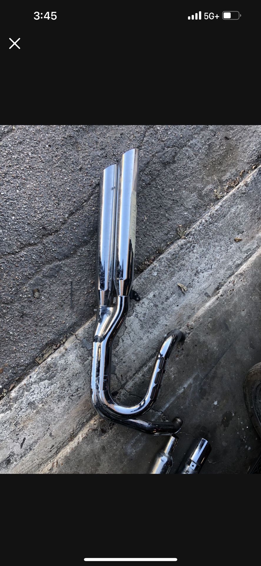 H D softail muffler