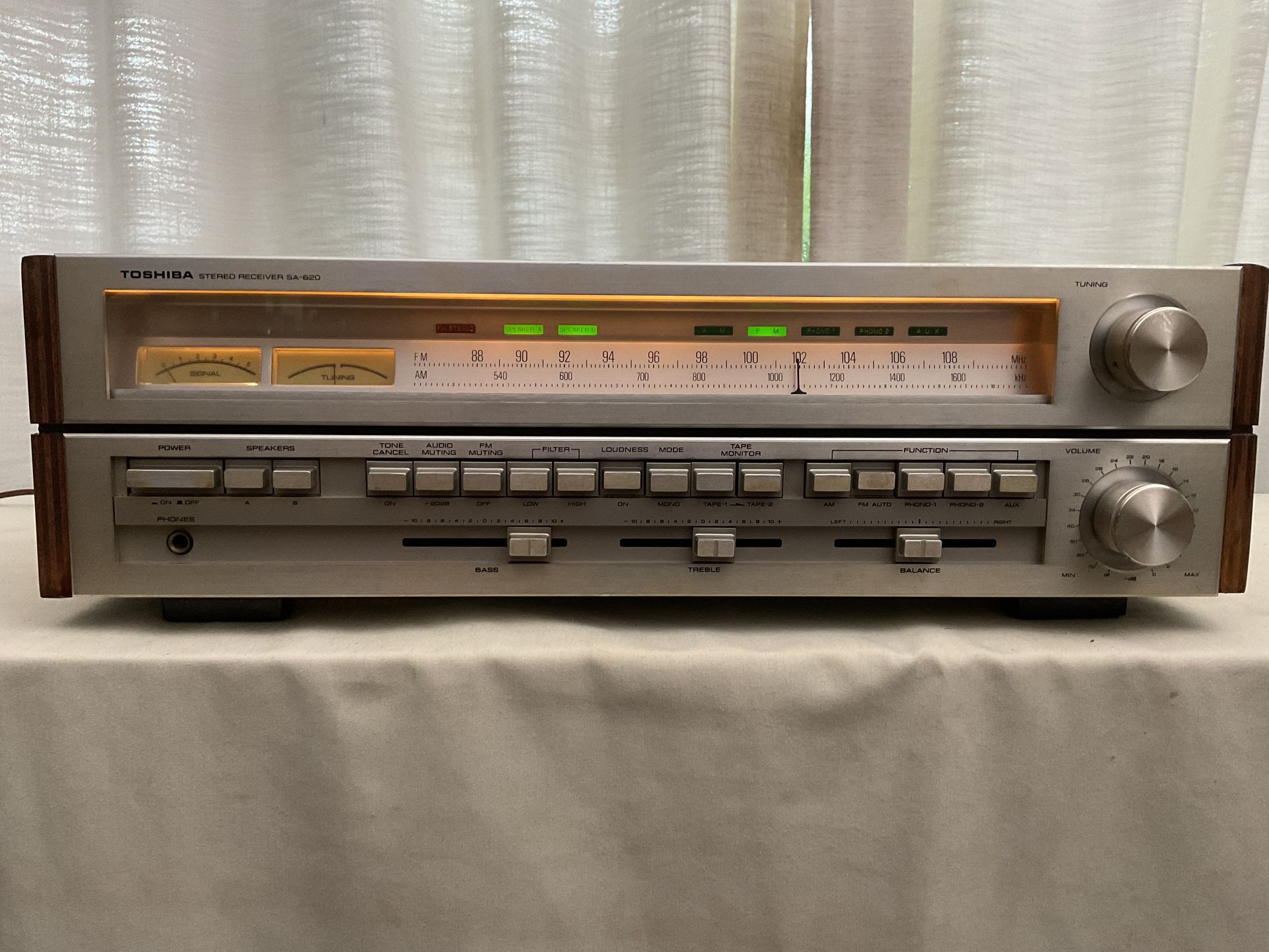 Toshiba SA 620 Receiver 1977 Japan 55 Watts(serviced)