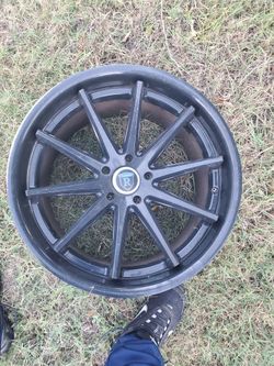 Rohanna RC10 Concave Black Machine Wheels