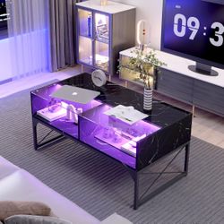 LED light Coffee Table (Brand New)