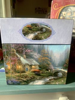 Thomas Kinkade Box Like New Never Used 