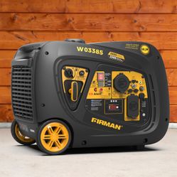 Firman W03385 Electric Start 120V RV Ready 3650 -Watt Single Fuel (Gasoline) Inverter Generator