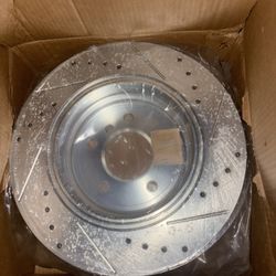 BMW 5 Series BRAND NEW In Box Front And Rear Slotted Rotors. With Pads