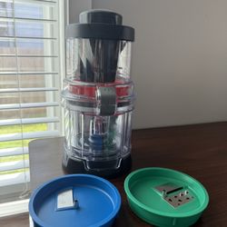 Nutra Ninja Pro Spiralizer Attachment With 3 Blade Plates