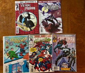 Marvel Venom & Spider-Man Comic Book Lot of 5
