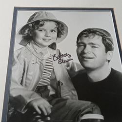Shirley Temple And Buddy Ebsen Signed Picture