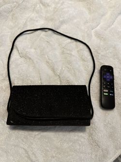 Small Shiny Black Purse