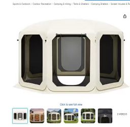 Pop Up Bubble Tent 12x7ft Igloo Tent Dome for 6-8 Person Bubble House with Rain Cover & Storage Bag for Camping Parties and Stargazing