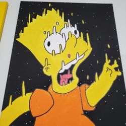 Melting Bart Simpson