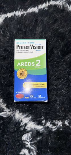 Bausch + Lomb bb AREDS 2 Formula Eye Vitamin, 90 Mini Soft Gels