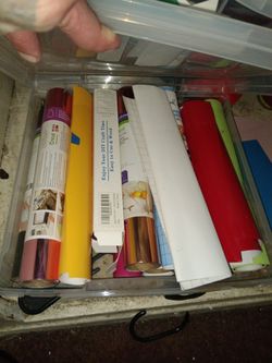 Cricut Vinyl Rolls Mixed Lot